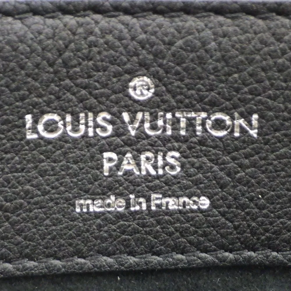Louis Vuitton LockMe Backpack Taurillon Leather LV Logo Twist Lock Black - Picture 12 of 13
